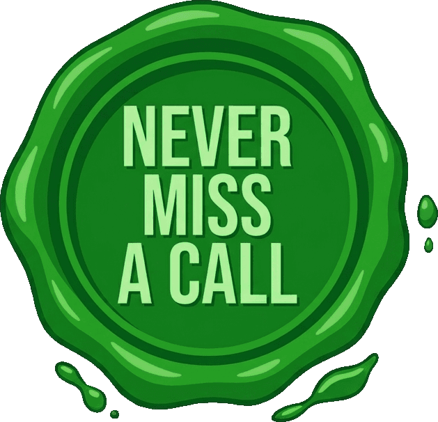 Never miss a call wax seal